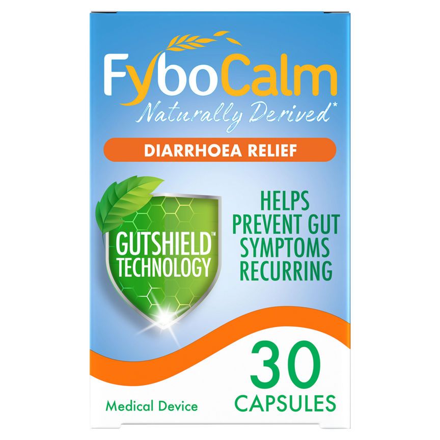 FyboCalm Diarrhoea Relief 30 Capsules