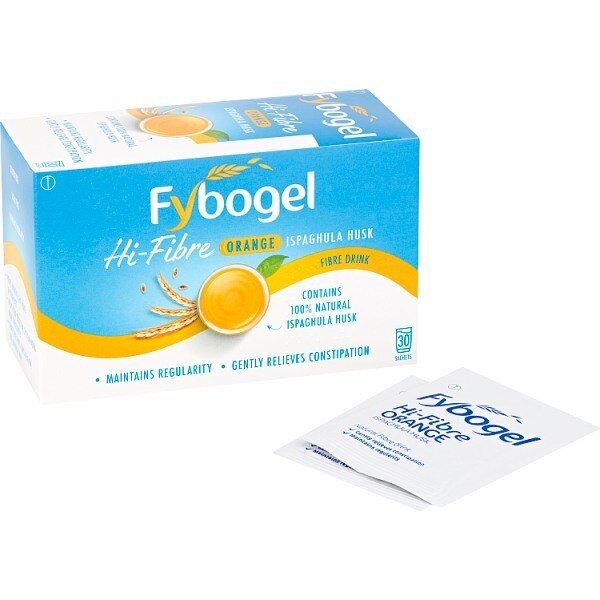 Fybogel Hi Fibre Orange Constipation Relief 30 Sachets