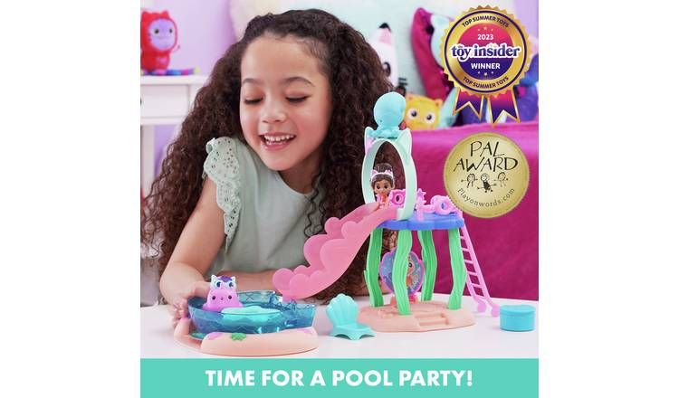 Gabby's Dollhouse Pool Party Playset