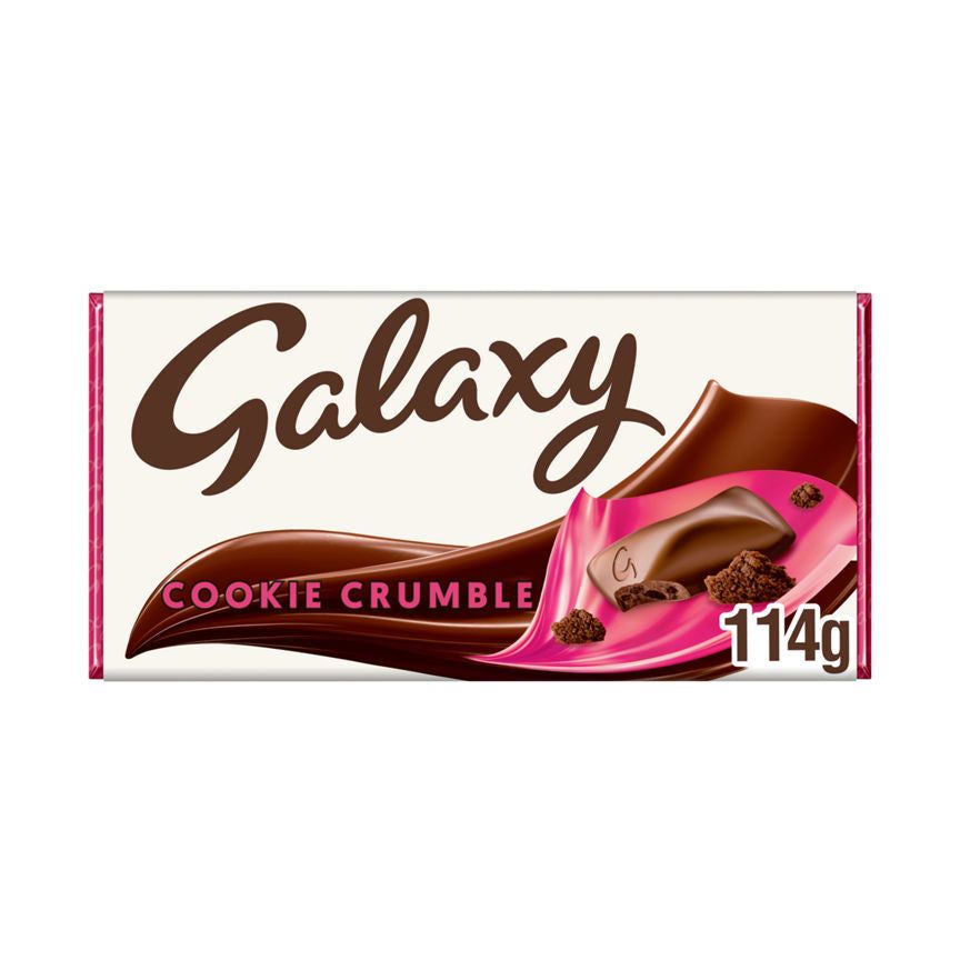 Galaxy Cookie Crumble Chocolate Block Bar