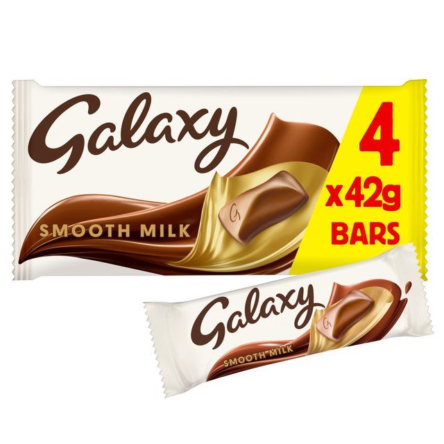 Galaxy Milk Chocolate   4 x 42g