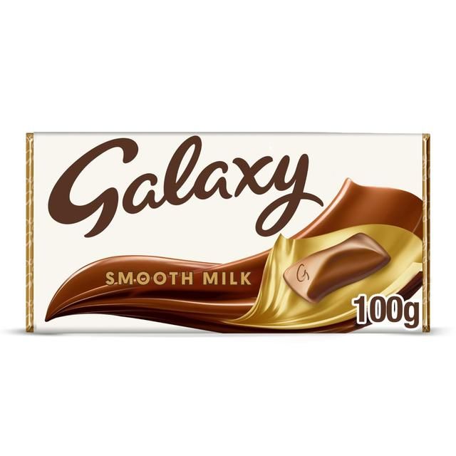 Galaxy Smooth Milk Chocolate Block Bar Vegetarian   100g