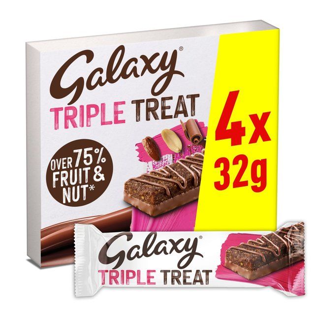 Galaxy Triple Treat Fruit &amp;amp; Nut Milk Chocolate Bars Multipack Default Title