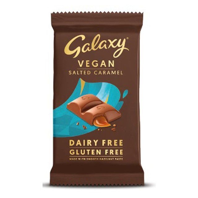 Galaxy Vegan Dairy Free Salted Caramel Chocolate   100g