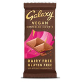 Galaxy Vegan Dairy Free Smooth Crumbled Cookie Chocolate   100g