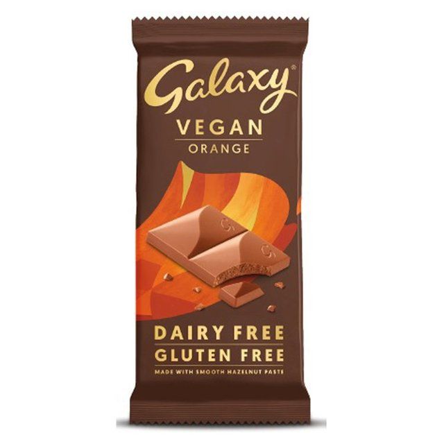 Galaxy Vegan Dairy Free Smooth Orange Chocolate   100g