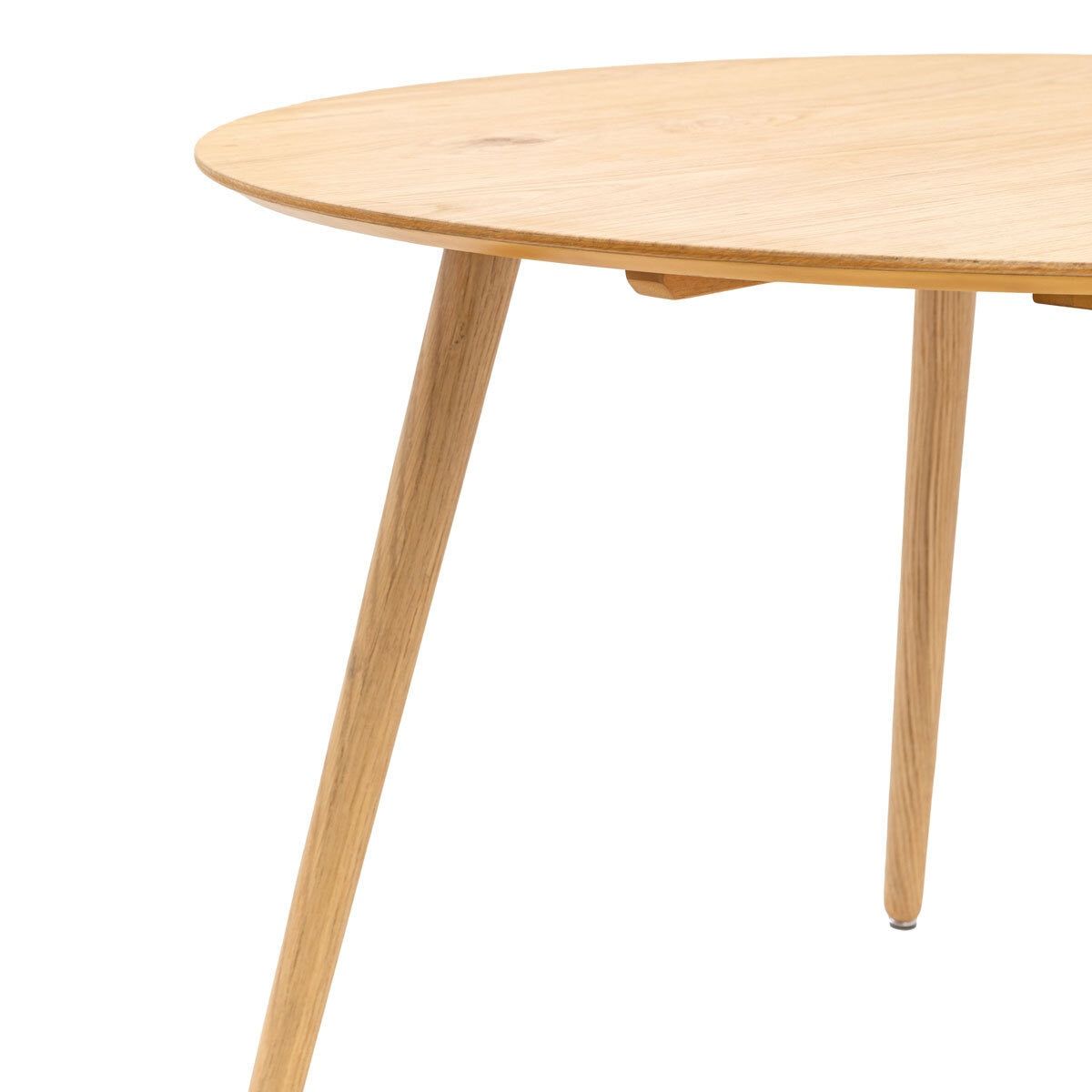 Gallery Hatfield Natural Round Dining Table, Seats 4