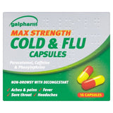 Galpharm Cold &amp;amp; Flu Max Strength Capsules   16 per pack