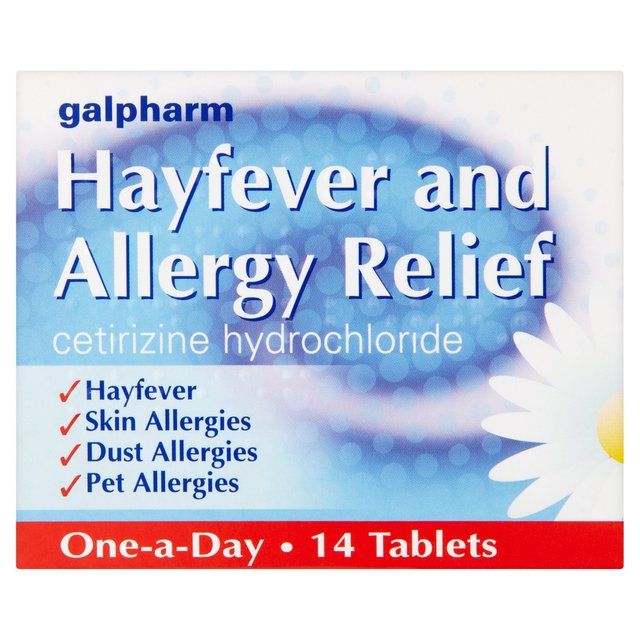 Galpharm Hayfever & Allergy Relief Tablets Cetirizine   14 per pack