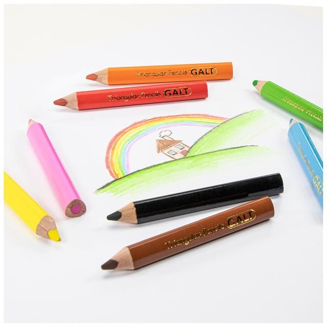Galt 8 Triangular Pencils