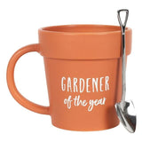 Gardener of the Year Pot Mug and Shovel Spoon