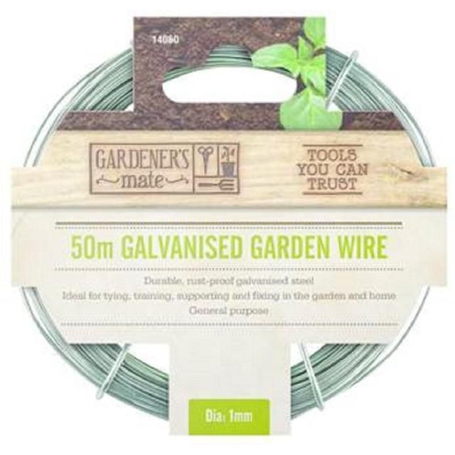 Gardener's Mate Galvanised Wire 1.0mm   50m