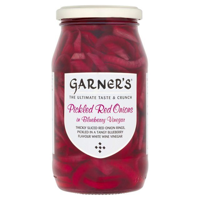 Garners Pickled Red Onions in Blueberry Vinegar   430g