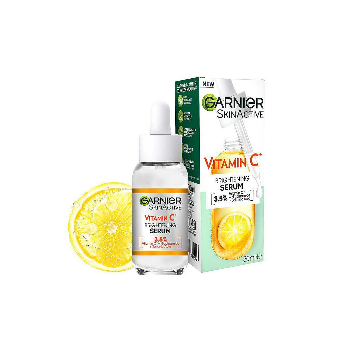 Garnier 3.5% Vitamin C, Niacinamide, Salicylic Acid, Brightening &amp;amp; Anti Dark Spot Serum 30ml