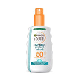 Garnier Ambre Solaire Invisible Protect SPF 50 Sun Spray Bottle   200ml