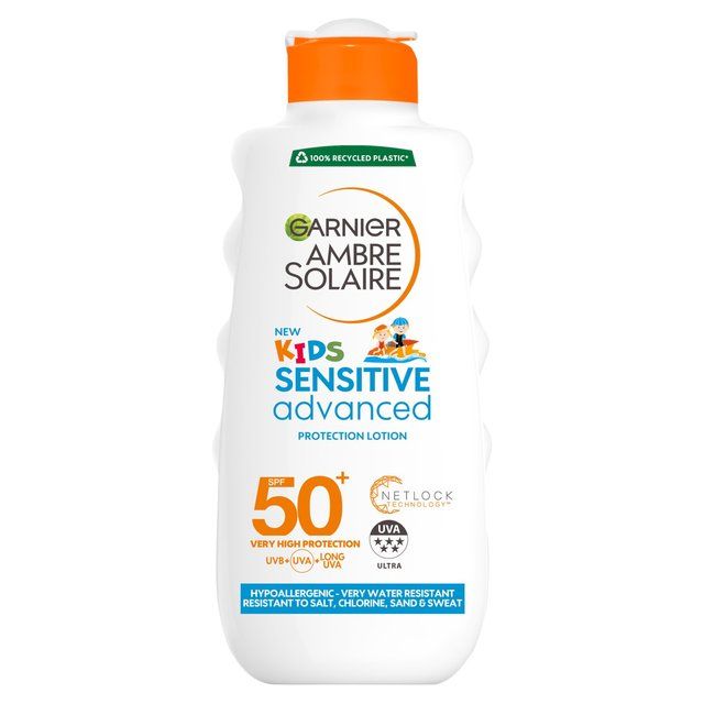 Garnier Ambre Solaire Kids Sensitive Sun Protection Cream SPF 50   200ml