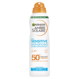 Garnier Ambre Solaire SPF 50+ Sensitive Advanced Dry Mist Sun Spray 150ml