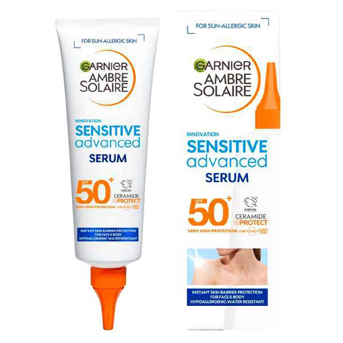 Garnier Ambre Solaire SPF 50+ Sensitive Advanced Face &amp;amp; Body Serum 125ml