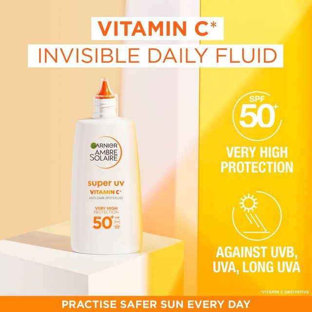 Garnier Ambre Solaire Super UV Vitamin C Fluid   40ml