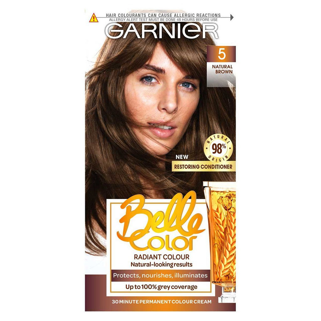 Garnier Belle Color 5 Natural Brown Permanent Hair Dye