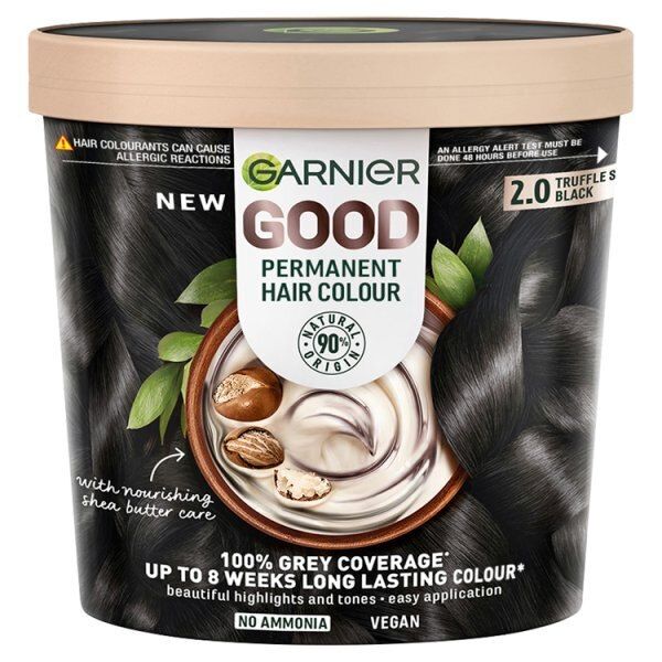 Garnier Good Permanent Hair Dye Sweet Latte 7.12 2.0 TRUFFLE SOFT BLACK