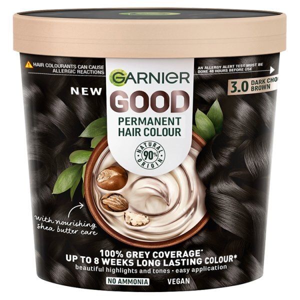 Garnier Good Permanent Hair Dye Sweet Latte 7.12 3.0 DARK CHOCOLATE BROWN