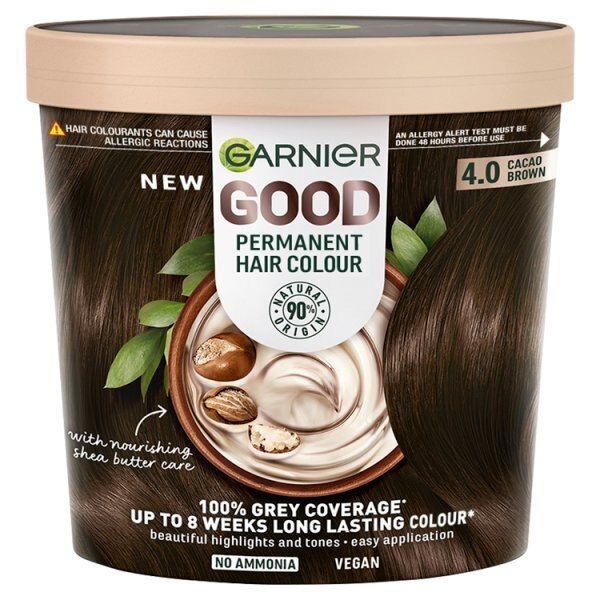 Garnier Good Permanent Hair Dye Sweet Latte 7.12 4.0 CACAO BROWN