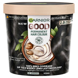 Garnier Good Permanent No Ammonia Formula 100% Grey Coverage 2.0 Truffle Soft Black Hair Dye