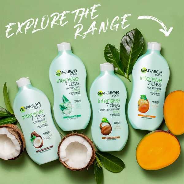 Garnier Intensive 7 Days Mango Body Lotion Dry Skin 400ml