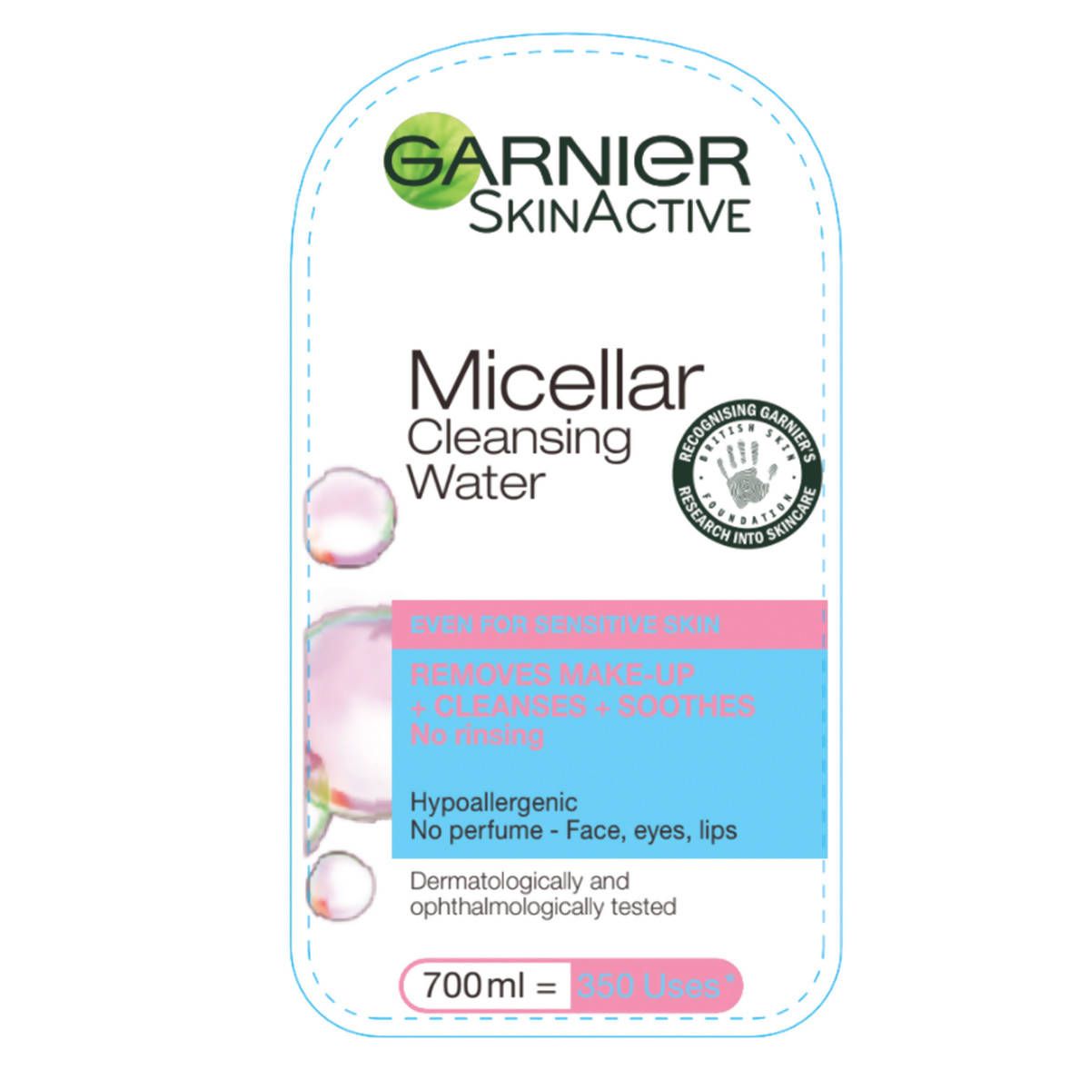 Garnier Micellar Cleansing Water, 2 x 700ml