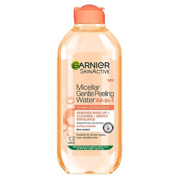 Garnier Micellar Gentle Peeling Water 1% Pha &amp;amp; Glycolic Acid