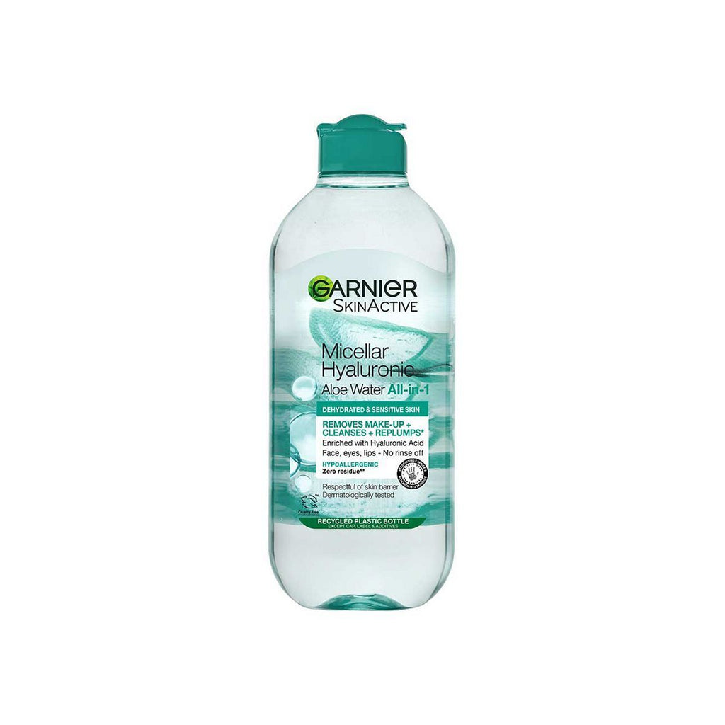 Garnier Micellar Hyaluronic Aloe Water Facial Cleanser For Dehydrated Skin 400ml