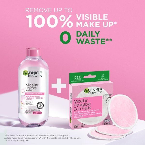 Garnier Micellar Reusable Make-Up Remover Micro Fibre Pads