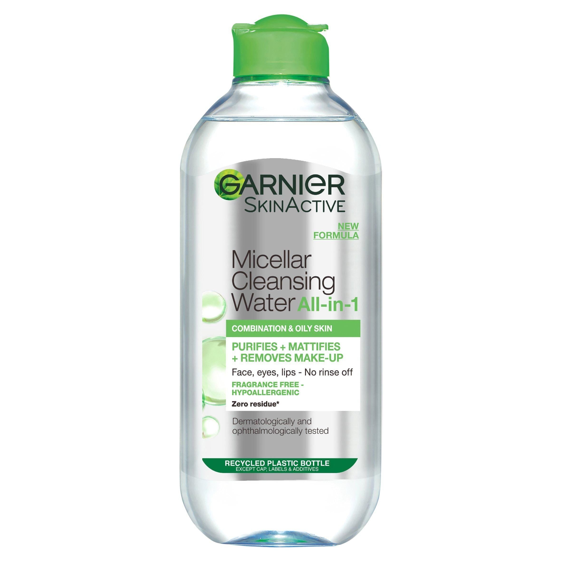 Garnier Micellar Water Facial Cleanser Makeup Remover For Combination Skin 400ml