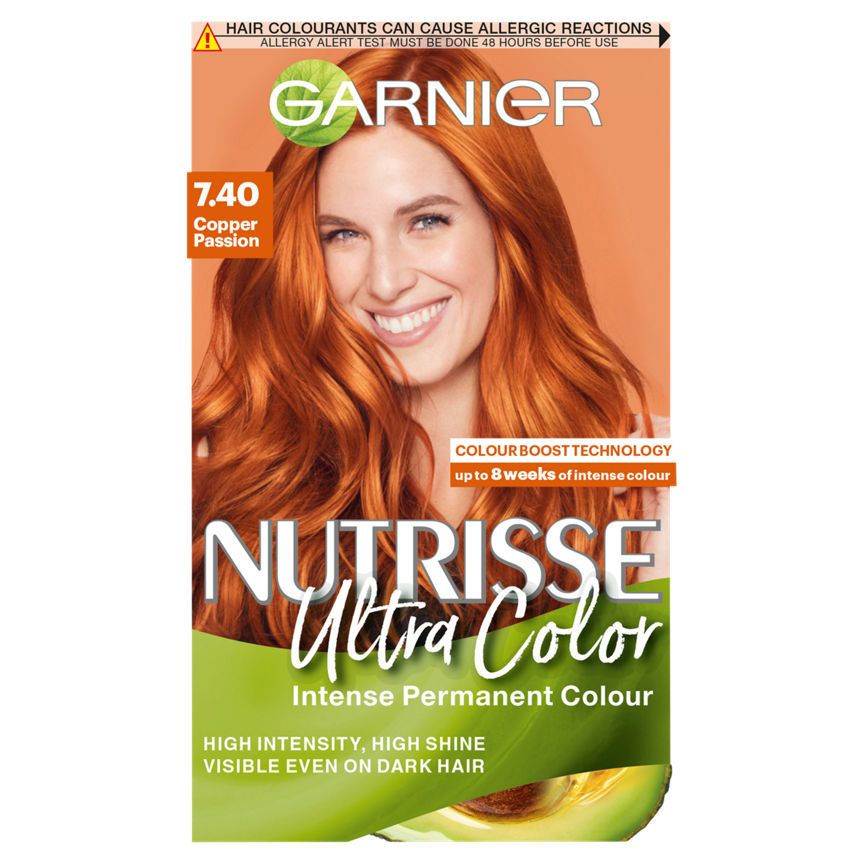 Garnier Nutrisse Ultra Color 7.40 Copper Passion Permanent Hair Dye