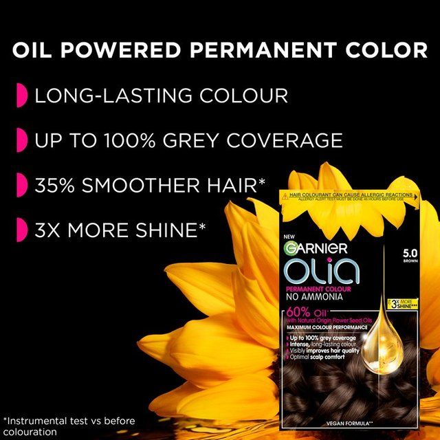 Garnier Olia 2.0 Black Diamond Permanent Hair Dye