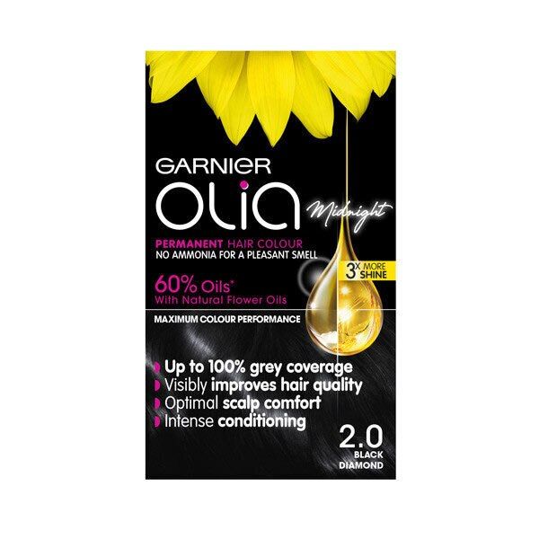 Garnier Olia 5.15 Frosted Chocolate Brown Permanent Hair Dye Black Diamond