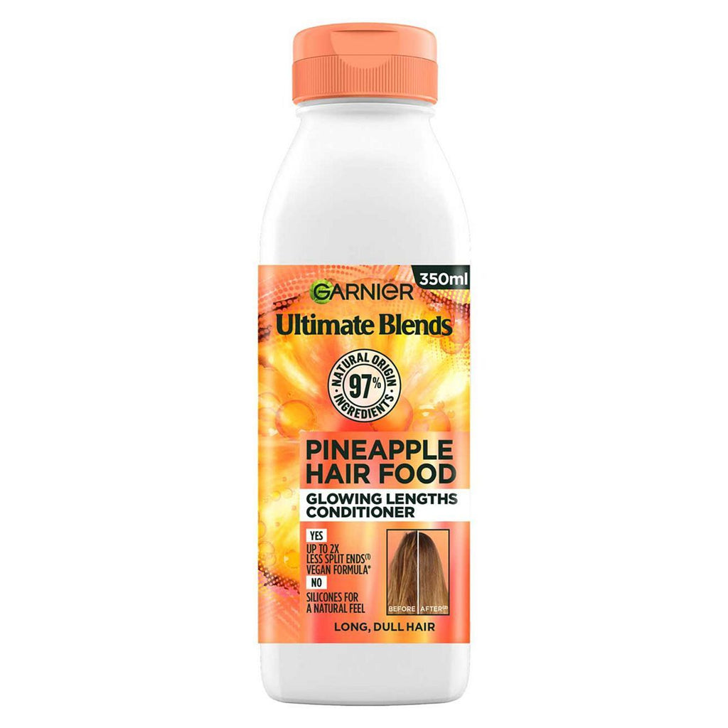 Garnier Ultimate Blends Glowing Lengths Pineapple & Amla Hair Food Conditioner for Long Dull Hair 350ml