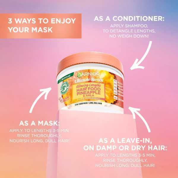 Garnier Ultimate Blends Pineapple Hair Mask Treatment 400ml