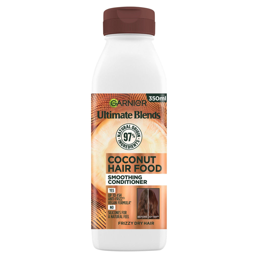 Garnier Ultimate Blends Smoothing Hair Food Coconut Conditioner for Frizzy Hair 350ml