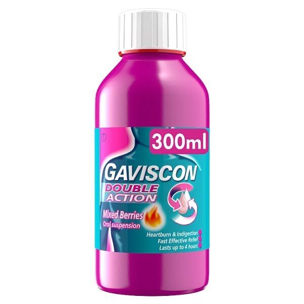 Gaviscon Double Action Mixed Berries Flavour 300Ml