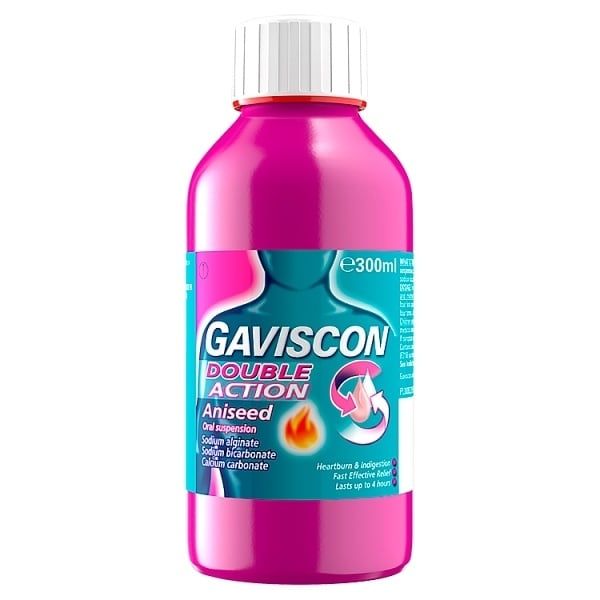 Gaviscon Heartburn & Indigestion Double Action Aniseed 300ml