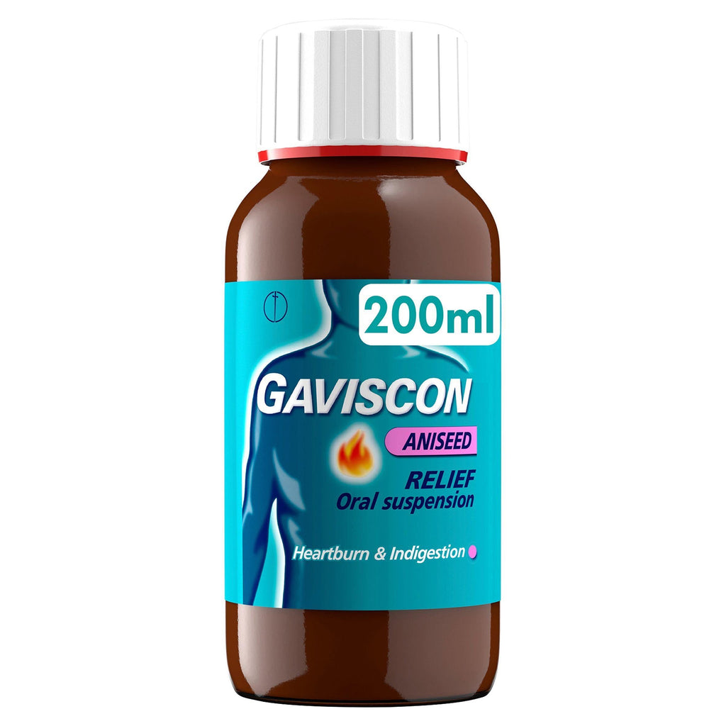 Gaviscon Heartburn & Indigestion Relief Oral Suspension Aniseed Liquid 200ml