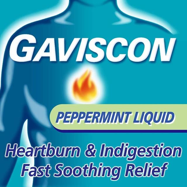 Gaviscon Liquid Heartburn &amp;amp; Indigestion Peppermint   300ml