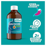 Gaviscon Liquid Heartburn &amp;amp; Indigestion Peppermint 600ml