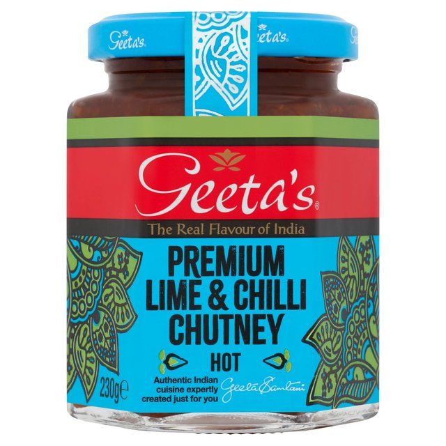 Geeta's Lime & Chilli Chutney   230g