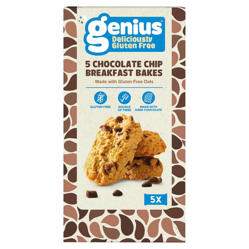 Genius Gluten Free 5 Chocolate Chip Breakfast Bakes