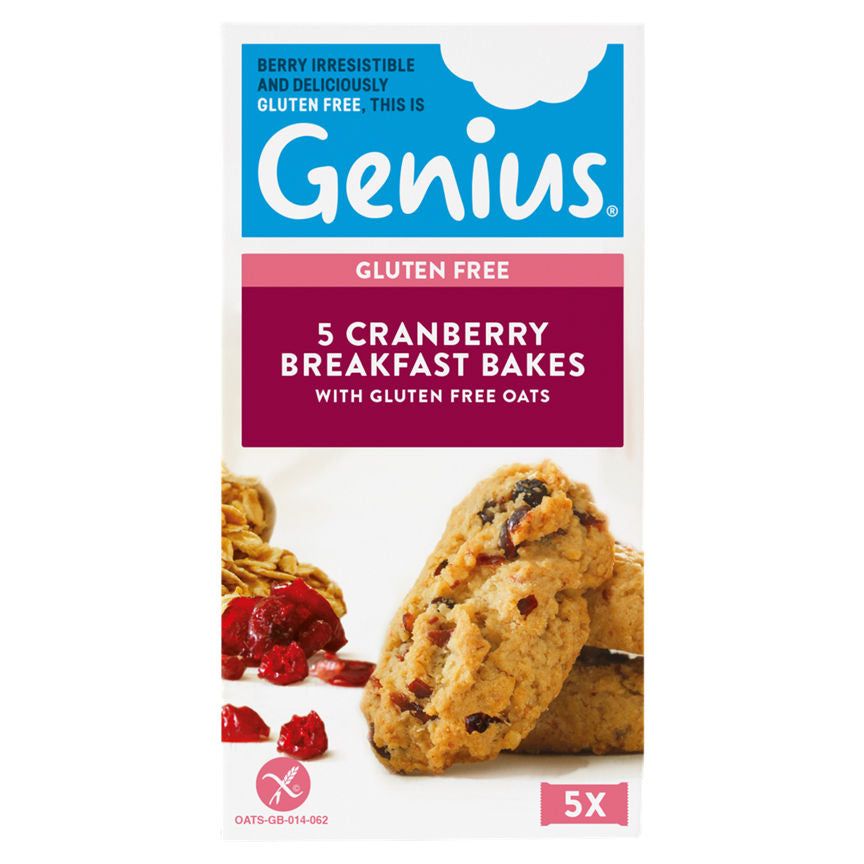 Genius Gluten Free Breakfast Bakes Cranberry &amp;amp; Oat