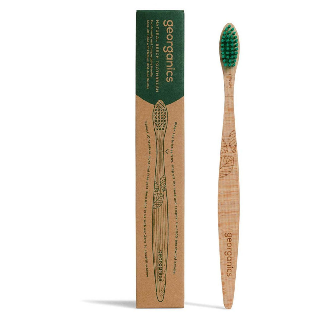 Georganics Beechwood Toothbrush Medium