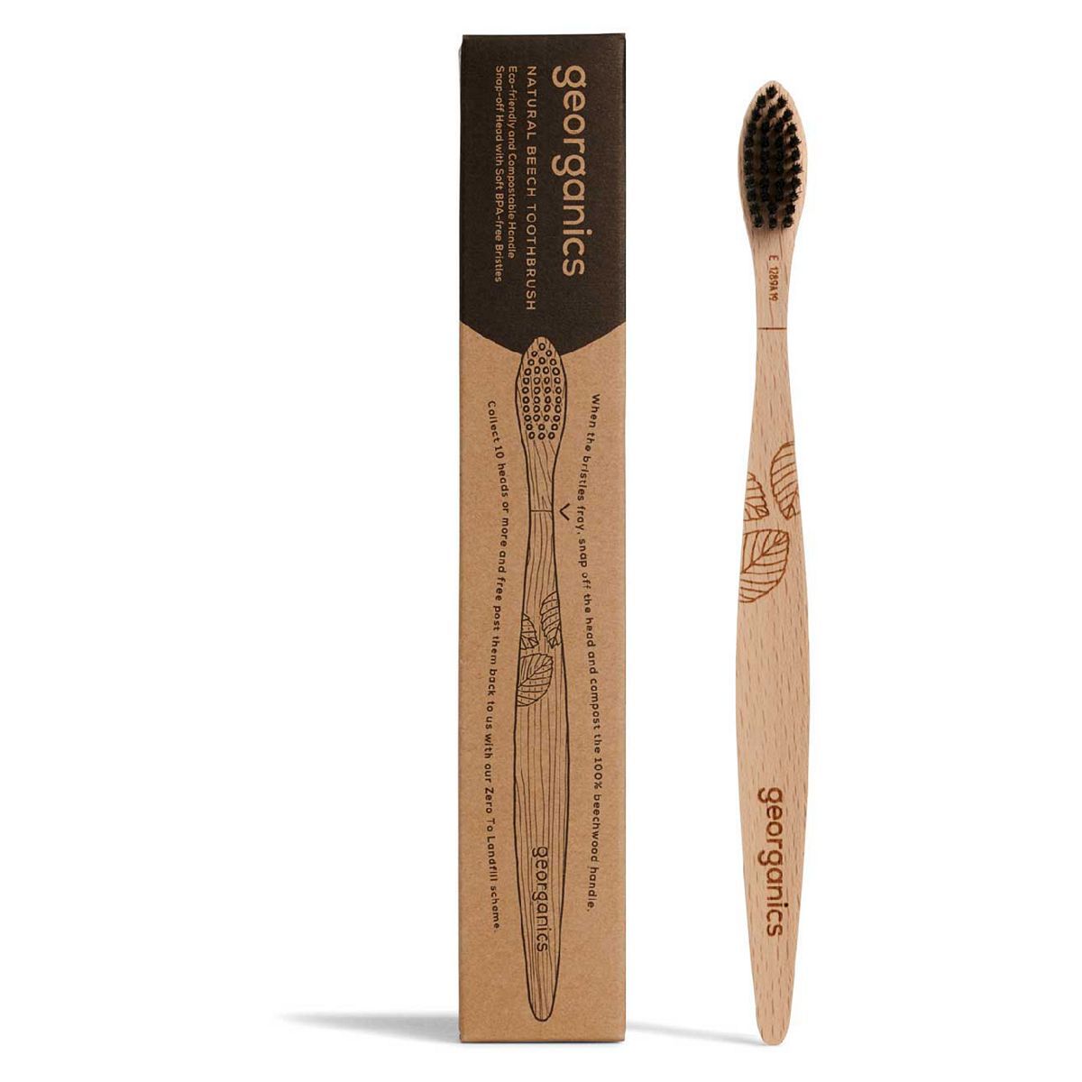 Georganics Beechwood Toothbrush Soft